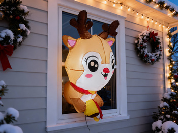 VÁNOČNÍ SANĚ NA OKNO LED 90 CM *8723