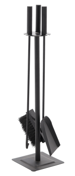 SADA KAMÍNOVÝCH DOPLŇKŮ 3 ELEMENTY + STOJÁK 61CM 