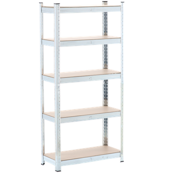 REGAŁ 5-POZIOMOWY 150 x 70 x 30 CM UDŹWIG PÓŁKI: 150 KG *7378