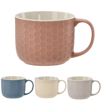 Porcelánový hrnek 480 ml "HONEY" balení=4ks *7322