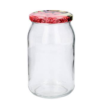 SKLENICE 900 ML + ZÁKLADKA FI 82 LITOGRAFIE ZGRZ.8 KS, PAL=1320*7755