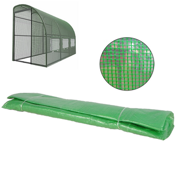 FOLIA ZBROJONA DO TUNELU "POŁÓWKA" 3 x 1.5 M ZIELONA