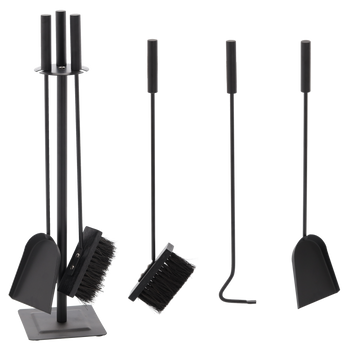 SADA KAMÍNOVÝCH DOPLŇKŮ 3 ELEMENTY + STOJÁK 61CM *5790