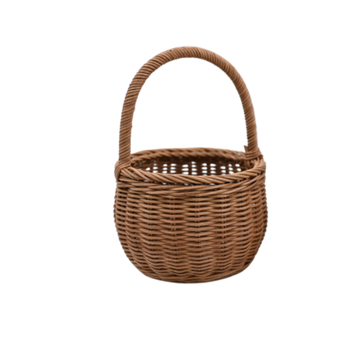BASKET WITH HANDLE 13/14.5 X 10/20 CM