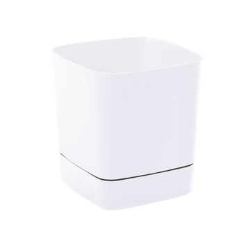 KVĚTINÁČ S PODŠÁLKEM CLIMA 300X300MM BÍLÝ*51434