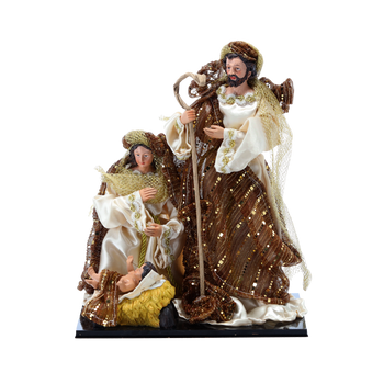 FIGURKA VÁNOČNÍ SVATÁ RODINA VYS. 33 CM *6479