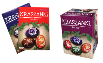 DYEING KIT - SET OF 3 DYES + STICKERS 1 PCS