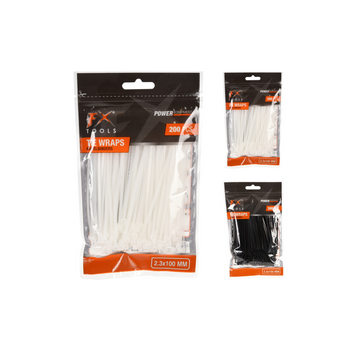 PACK OF 200 CABLE CLIPS 10CM*8684*