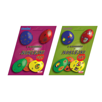 STICKERS + 5 EGG DYES