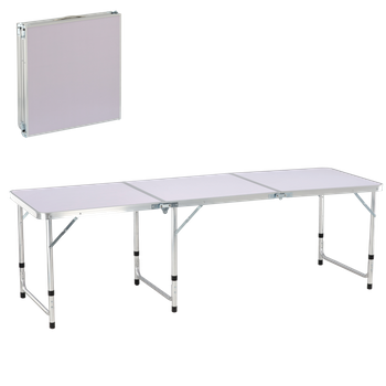 SKLÁDACÍ CESTOVNÍ STŮL 180X60X70CM*8242