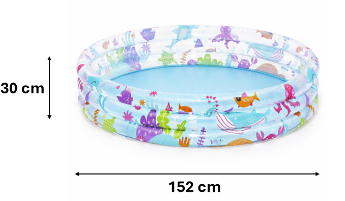 BASENIK OGRODOWY 'RING' FI 152 x 30 CM 51004