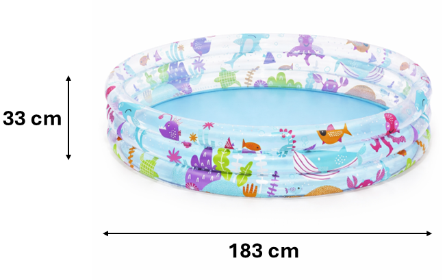 BASENIK OGRODOWY 'RING' FI 183 x H33 CM 51005