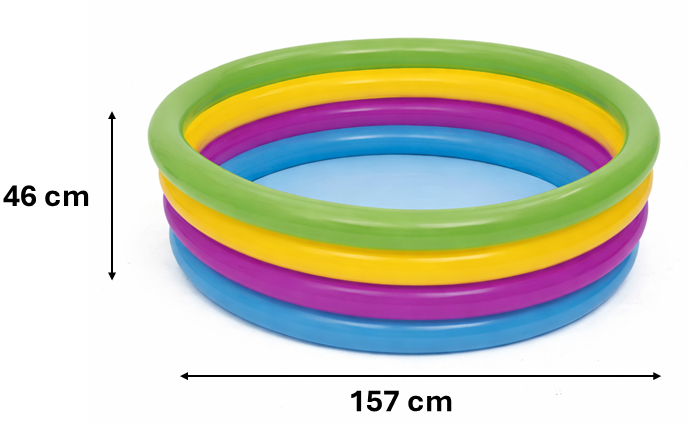 BASENIK DMUCHANY 157  X H46 CM 51117