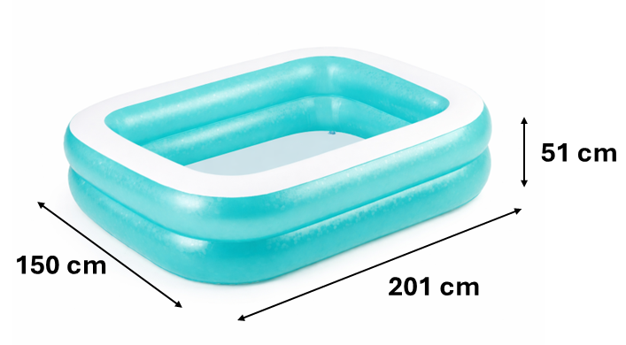 BASEN DMUCHANY RODZINNY 201CMX150CMX51CM 54005