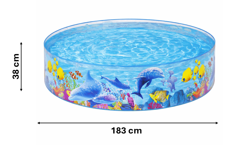 BASENIK OGRODOWY 183 x 38 CM 