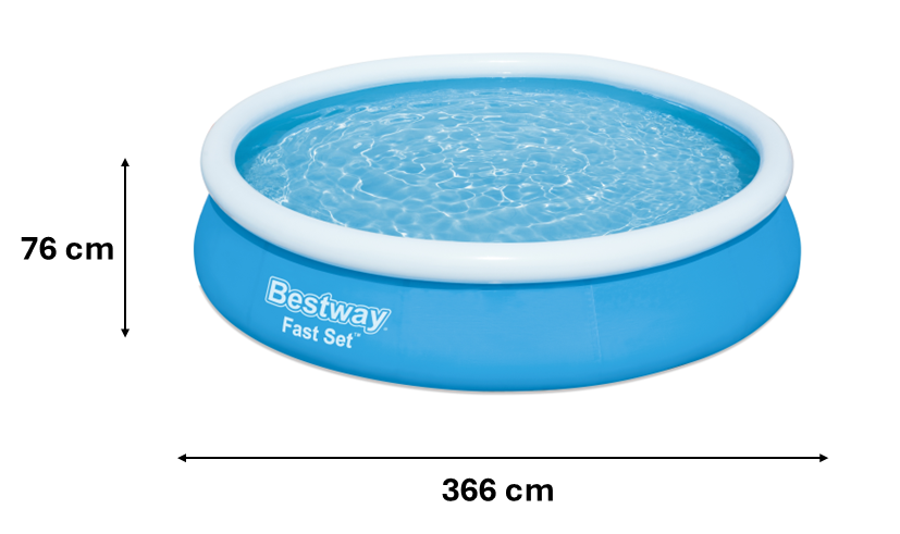 BASEN ROZPOROWY 366  x 76 CM  ( BASEN , POMPA , FILTR ) 57274
