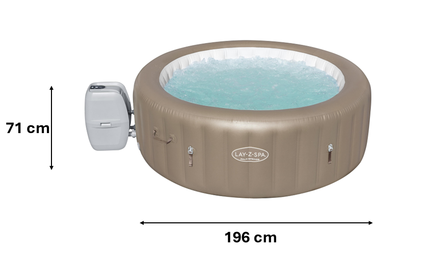 JACUZZI LAY-Z-SPA PALM SPRINGS AIRJET 196 X 71 CM6 60017