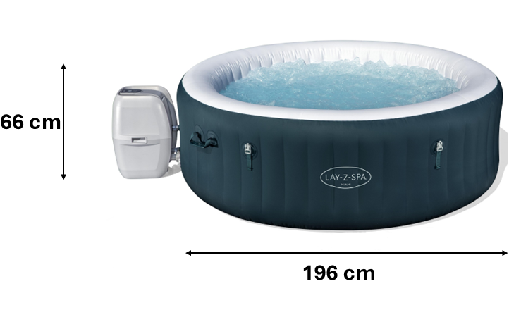 JACUZZI LAY-Z-SPA MIAMI AIRJET 196 X 66 CM 6001d