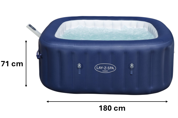 JACUZZI LAY-Z-SPA HAWAII AIRJET 180 X 180 X 71 CM 6001h