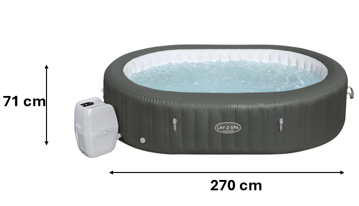 JACUZZI LAY-Z-SPA MAURITIUS AIRJET 270 X 180 X 71 CM 60067