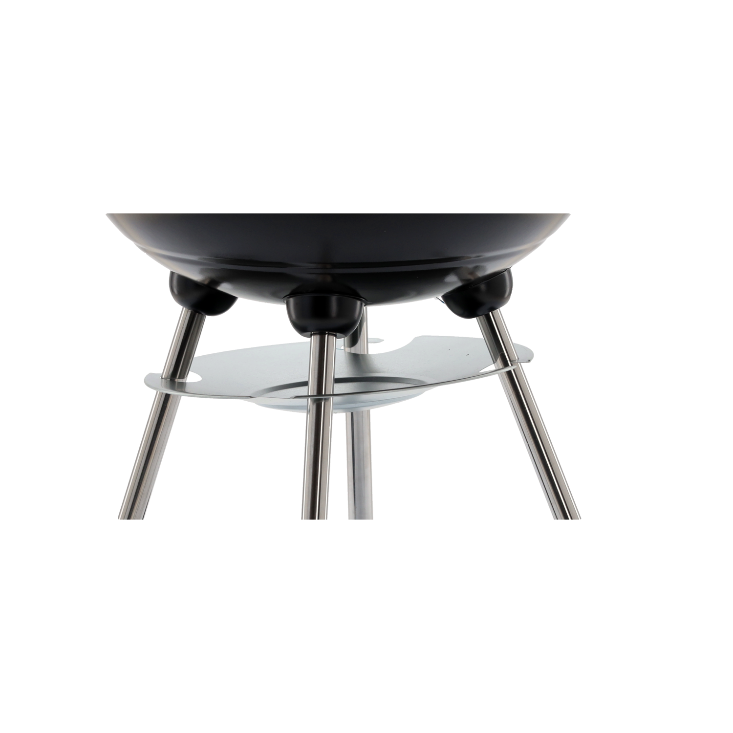 GRILL WĘGLOWY KULISTY Z POKRYWĄ I KÓŁKAMI 46 x 44 x 71 CM BBQ5290_9