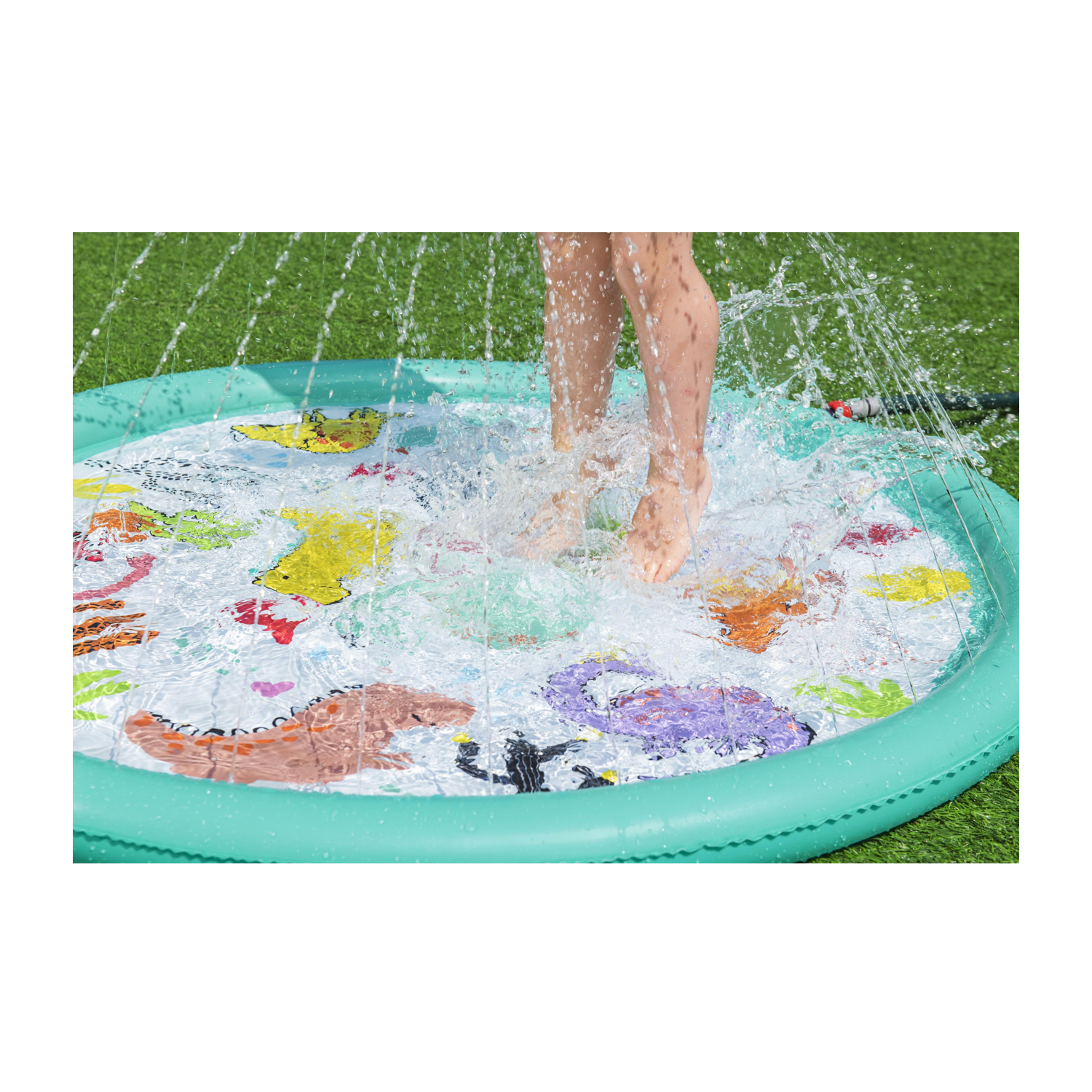 MATA / BRODZIK DMUCHANY FI 122 CM Z FONTANNĄ BES52698_6