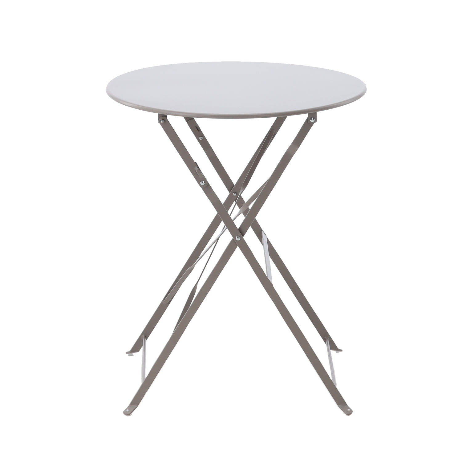 ZESTAW MEBLI OGRODOWYCH SZARY (STÓŁ OKRĄGŁY + 2 KRZESŁA) *5141 GOM5141_DODATKOWE1