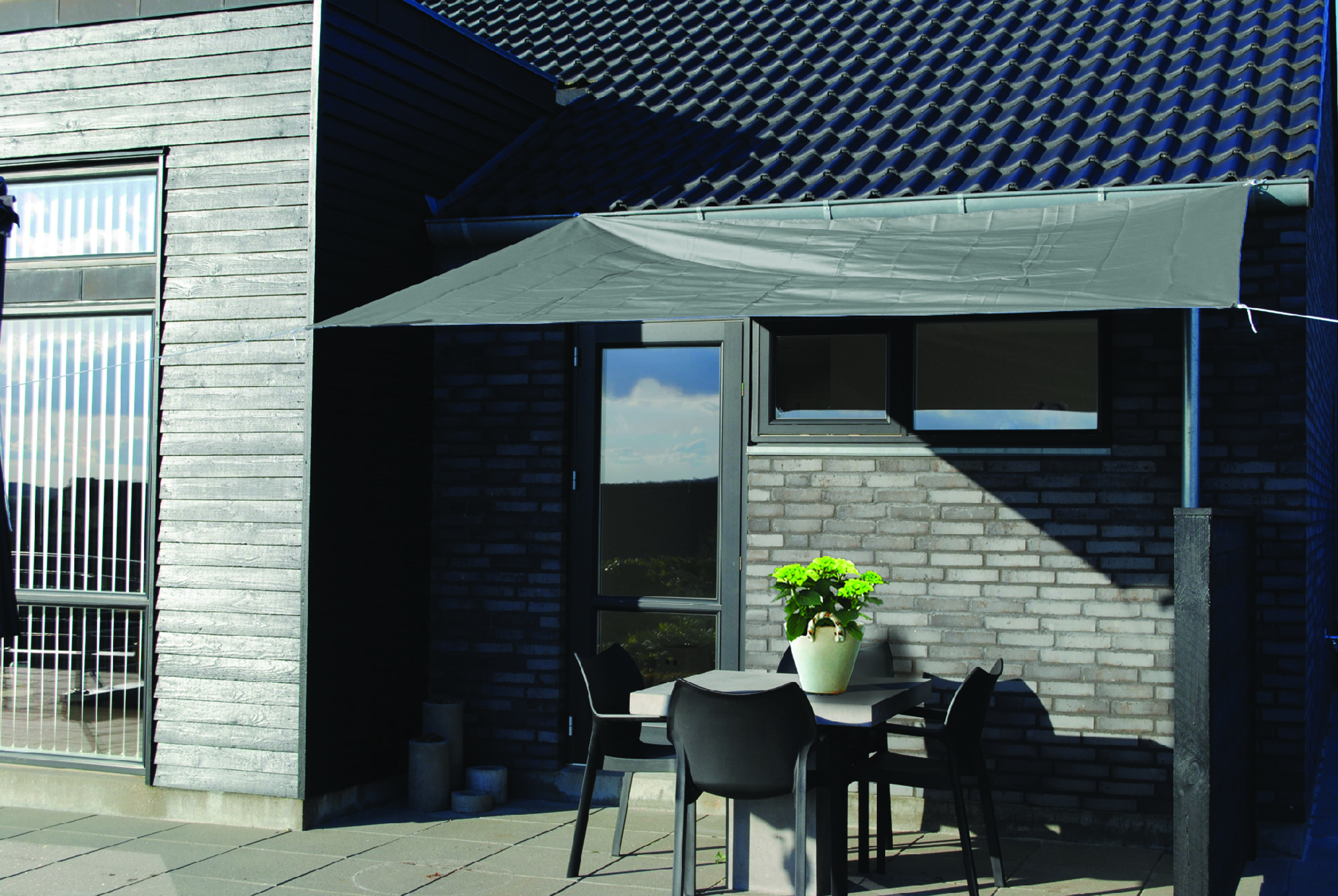 ŻAGIEL PRZECIWSŁONECZNY PROSTOKĄTNY SZARY 3 x 2.5 M TUN3897---WS04-3025-B