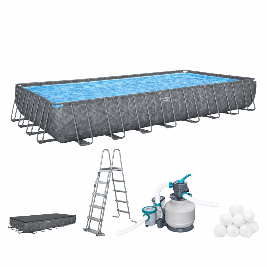 BASEN STELAŻOWY 9,56 X 4,88 X 1,32 M (POMPA PIASKOWA, DRABINKA, POKRYWA) bes561kj_1