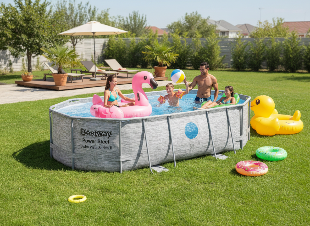 BASEN STELAŻOWY OWALNY RATTAN  4,88 x 3,05 x 1,07 M (BASEN, FILTR PIASKOWY, DRABINKA, POKRYWA, DOZOWNIK) freepik__stwrz-aranacj-z-basenem-img1-niech-w-basenie-bawi-__48843