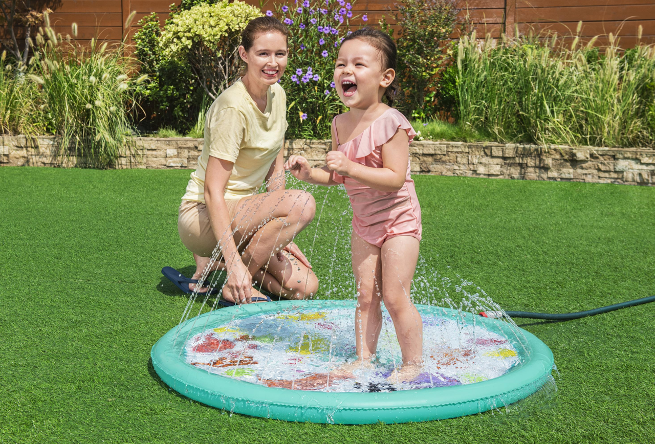 MATA / BRODZIK DMUCHANY FI 122 CM Z FONTANNĄ BES52698_5