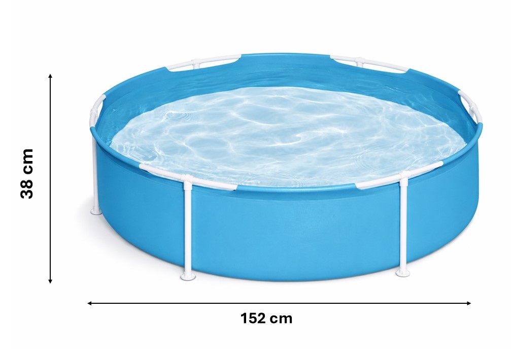 BASEN  STELAŻOWY OKRĄGŁY FI 1,52m X 38cm wymiarowanie