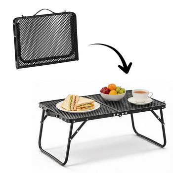 TOURIST FOLDING TABLE WHITE 60x40x26,5 CM