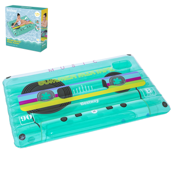 Bestway 68.5" x 46"/1.74m x 1.17m Retro Beats Pool Float