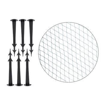 Protective net against birds 4m x 5m (5g/m2) + 6 pegs for mounting green