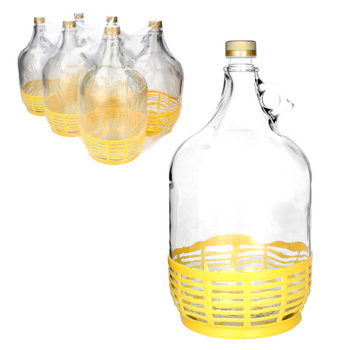 GALLON 5L WITH HANDLE + PLASTIC LID + BASKET