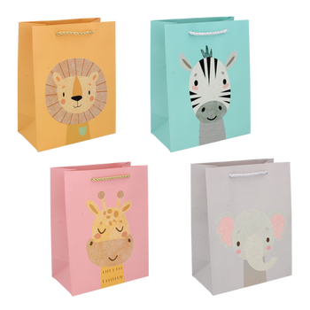 GIFT BAG "ANIMALS" 40 X 30 X 12 CM PACK=48PCS