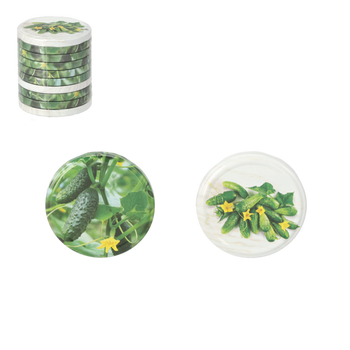 SET OF 10 LIDS DIA 82 CUCUMBERS