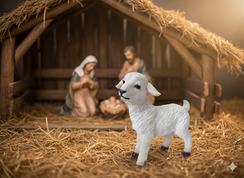CHRISTMAS FIGURE - SHEEP 30 CM