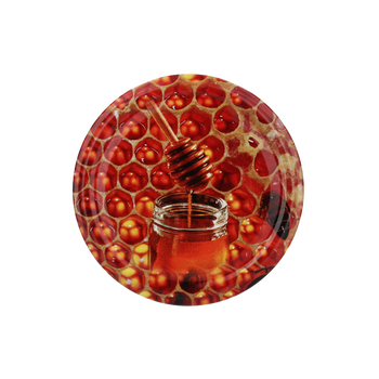 SET OF 10 LIDS DIA 82 JAR WITH HONEY DARK