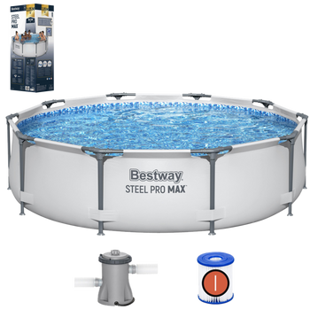 Steel Pro® MAX™  10' x 30"/3.05m x 76cm Pool Set