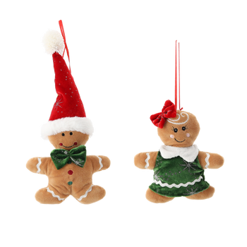 CHRISTMAS GINGERBREAD - BOY / GIRL 14 x 4 x 27 CM