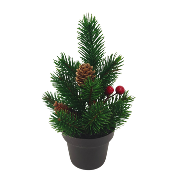 CHRISTMAS TREE 21 CM MIX DESIGNS disp=24pcs pallet=120pcs