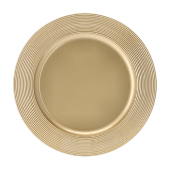 PLATE 33 x 33 x 2 CM GOLD 