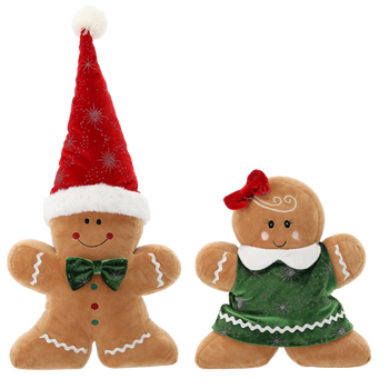 CHRISTMAS GINGERBREAD - BOY / GIRL 26 x 10 x 49 CM