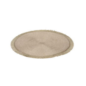 MATA STOŁOWA Z TKANINY 35CM ZŁOTA*8622