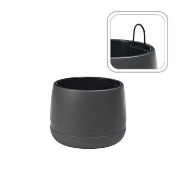 POT KOMA VASE 350MM - anthracite*21099