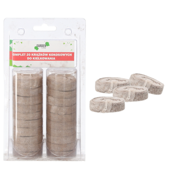 SET OF 20 COCONUT DISCS FOR SPROUTING