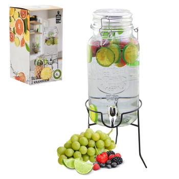 JAR 4 L WITH TAP ON BASE