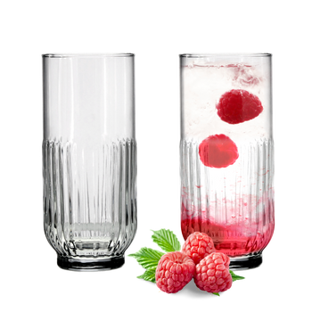 6 LONG DRINK GLASSES SET 395 ML TOKIO